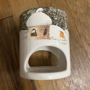 Marjolein Bastin Candle Holder Winter Bird Rabbit Nature's Sketchbook Linger